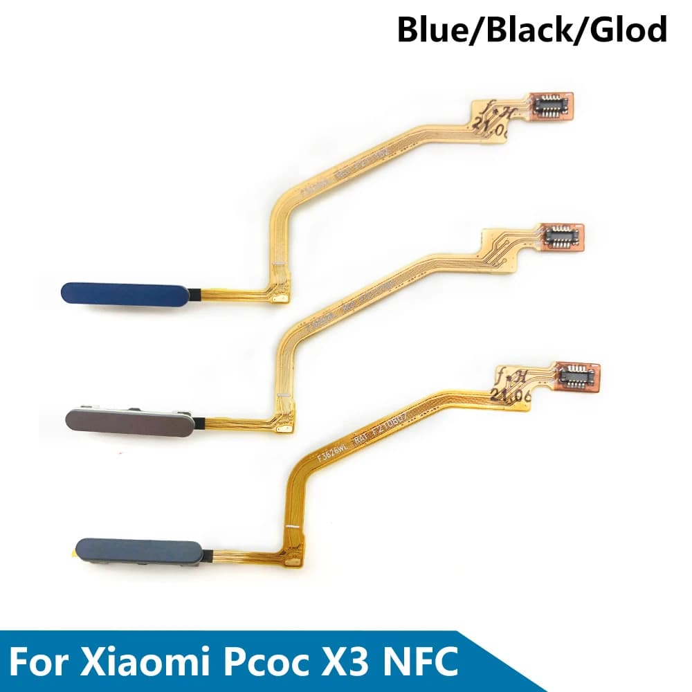 NEW For Xiaomi Poco X3 NFC X3 X4 Pro M4 Pro 4G 5G Fingerprint Sensor Scanner Touch ID Connect Motherboard home button Flex Cable