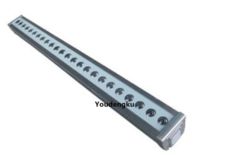 8pcs Outdoor Waterproof DMX512 RGB 24x3w LED Wall washer Bar underground linear led wall washer light