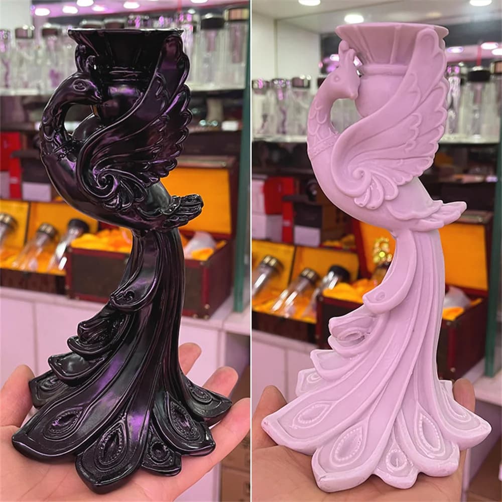 Soaring Phoenix Crystal Ball Resin Base Creative Resin Ornaments Sphere Display Stand Home Decoration Suitable for 6-8cm Ball