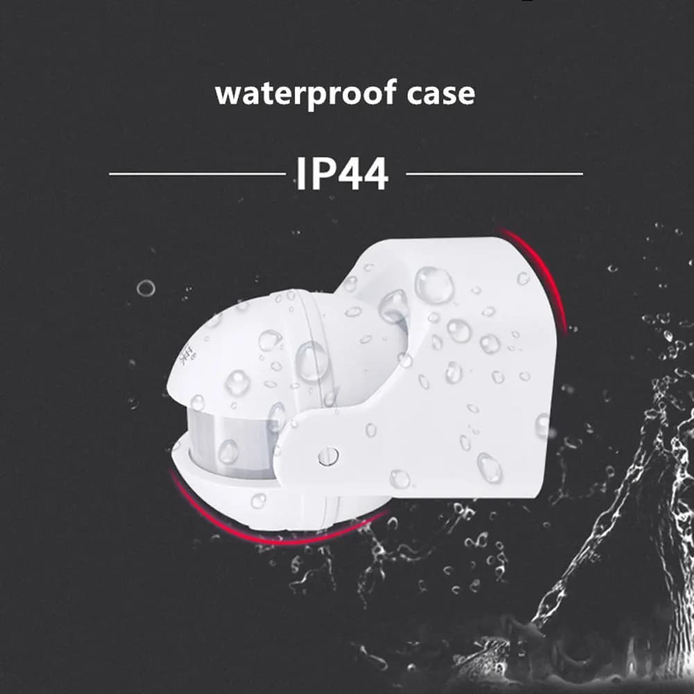 Home Security Alarm Systen 180 Degree Outdoor IP44 PIR Infrared Motion Sensor Switch Movement Detector Automatic Lighting Switch