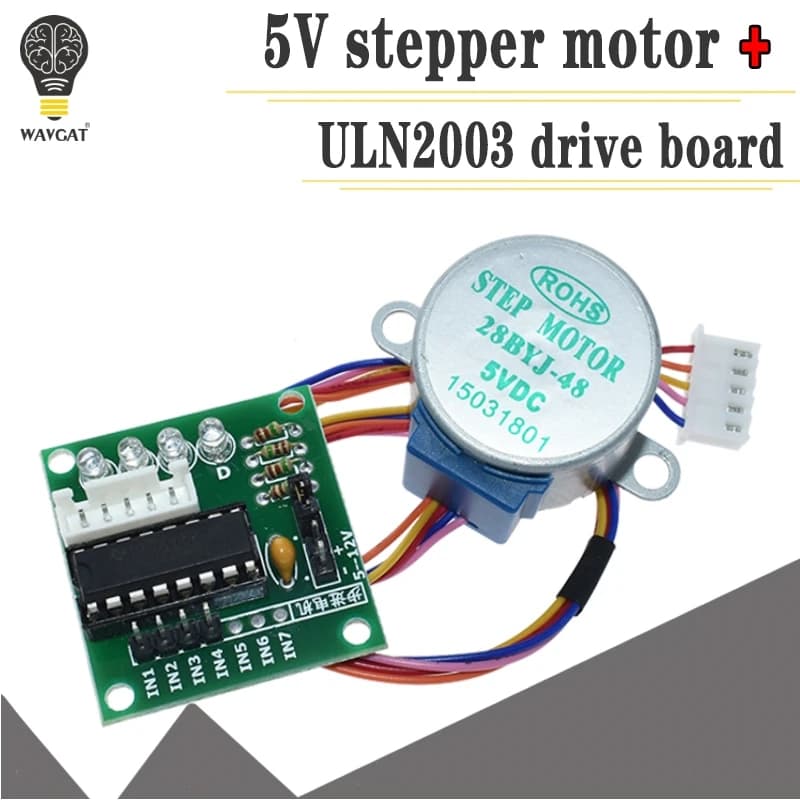 1set Smart Electronics 28BYJ-48 5V 4 Phase DC Gear Stepper Motor + ULN2003 Driver Board for arduino DIY Kit