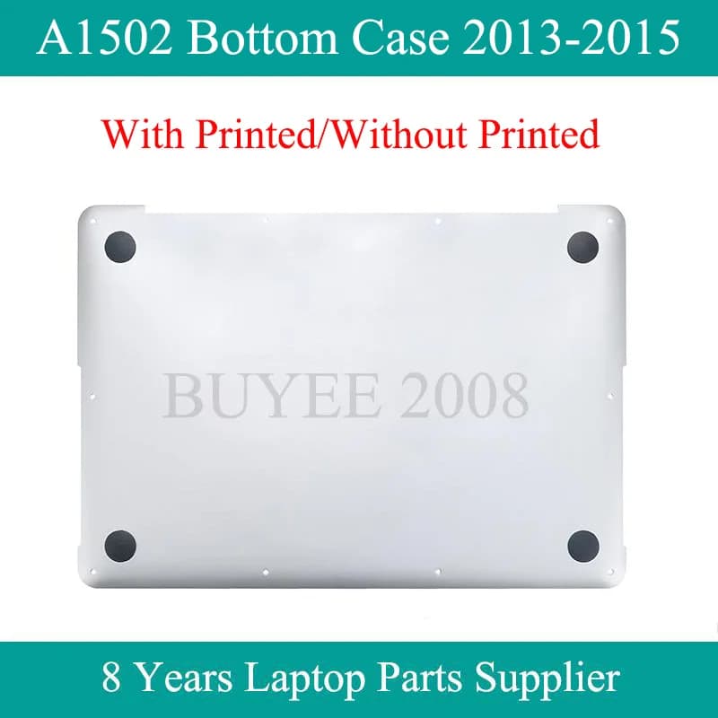 Replacement 13.3" A1502 Bottom Case 2013 2014 2015 Year For Macbook Pro A1502 Bottom D Lower Case Cover Tested OK