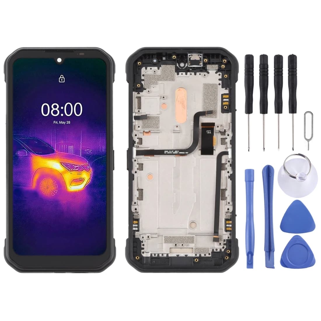LCD Display for Ulefone Armor 11T 5G LCD Screen and Digitizer Full Assembly Armor 10 / 12 / Power Armor 13, 14 Pro