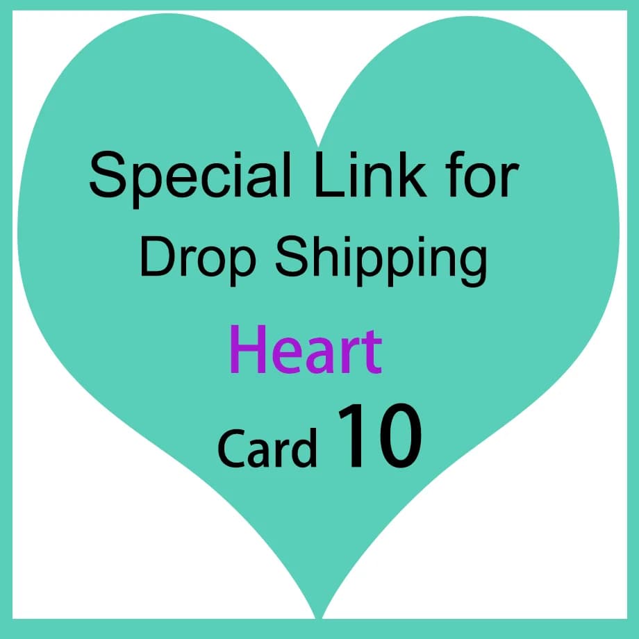 CSJA Special Link for Drop Shipping /Additional Pay on Your Order / Extra Fee / Price Difference for Order -Heart Pack-A019