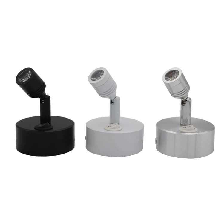 Rechargeable 3W LED Portable Light Wireless Battery-Powered Lamp Button Cabinets