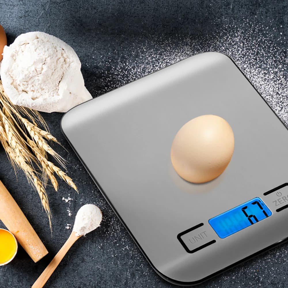Kitchen Scale LCD Display Stainless Steel Electronic Scales Home Jewelry Food Snacks Weighing Baking Tools
