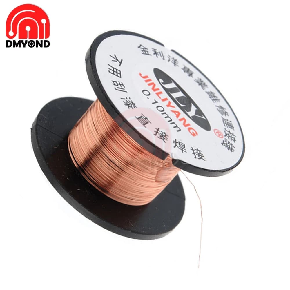 0.1mm Cable Copper Solder Soldering Wire Enamelled Notebook Motherboard Maintenance Cable Wire Assemblies for PCB Mobile Phone