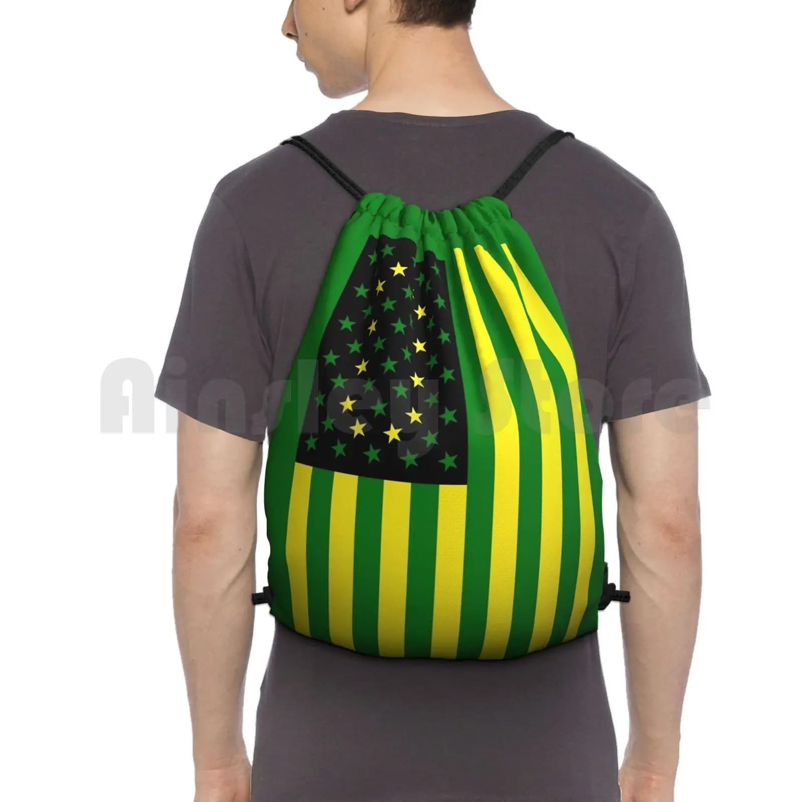 Backpack Drawstring Bags Gym Bag Waterproof Football Sports College Champ 1 Eugene Marcus Chip Rose Bowl Ore Love Heart