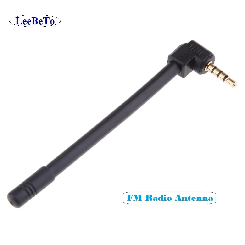 Signal External Portable FM Radio 3.5mm Male Jack Antenna Speaker