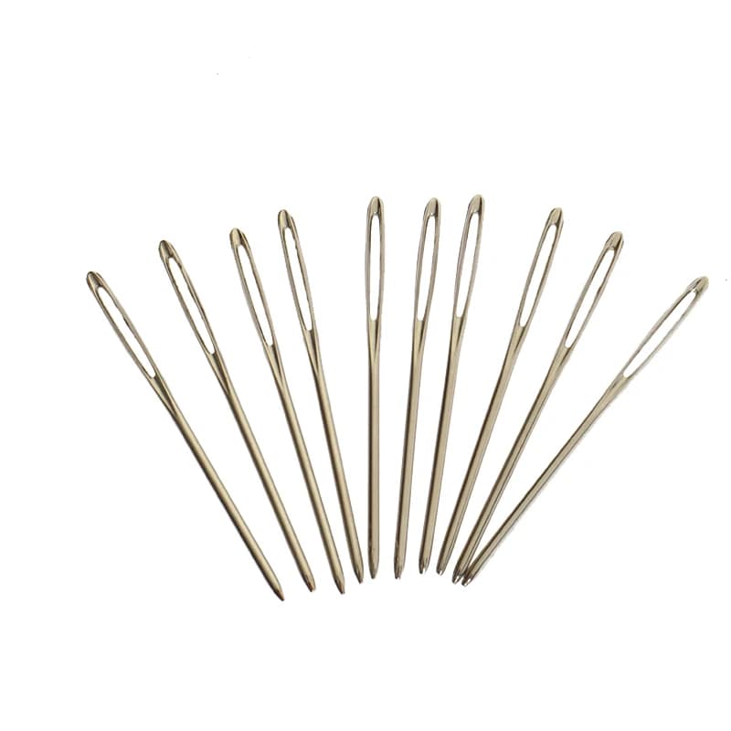 Montessori Practical Life Materials Needle with Round End and Large Pinhole for Kids Sewing Game Early Childhood Education