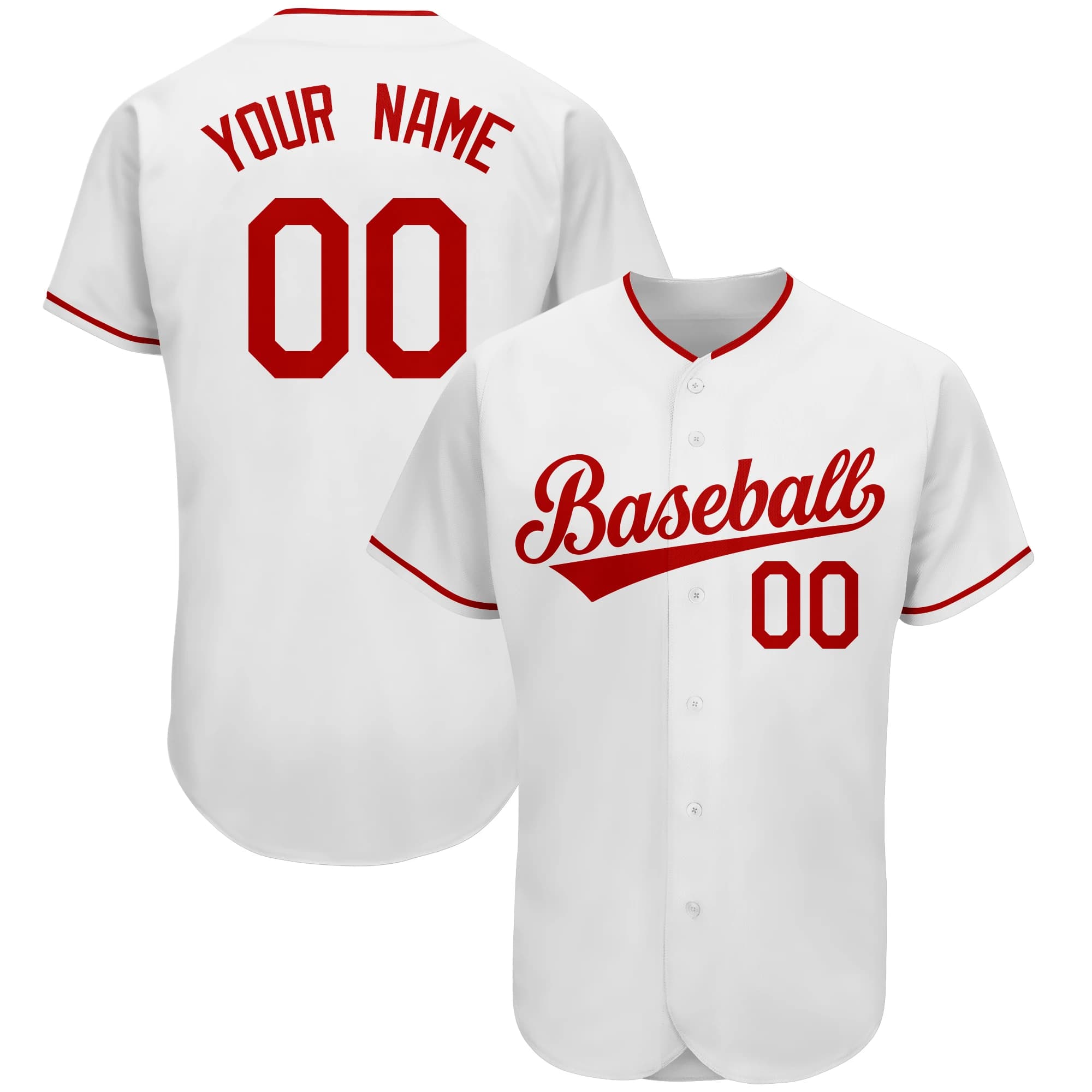 Custom Stitched Baseball Jersey Embroidery Team Name Number Breathable Button Baseball Shirt Hip-Hop Street Style for Men/Teens