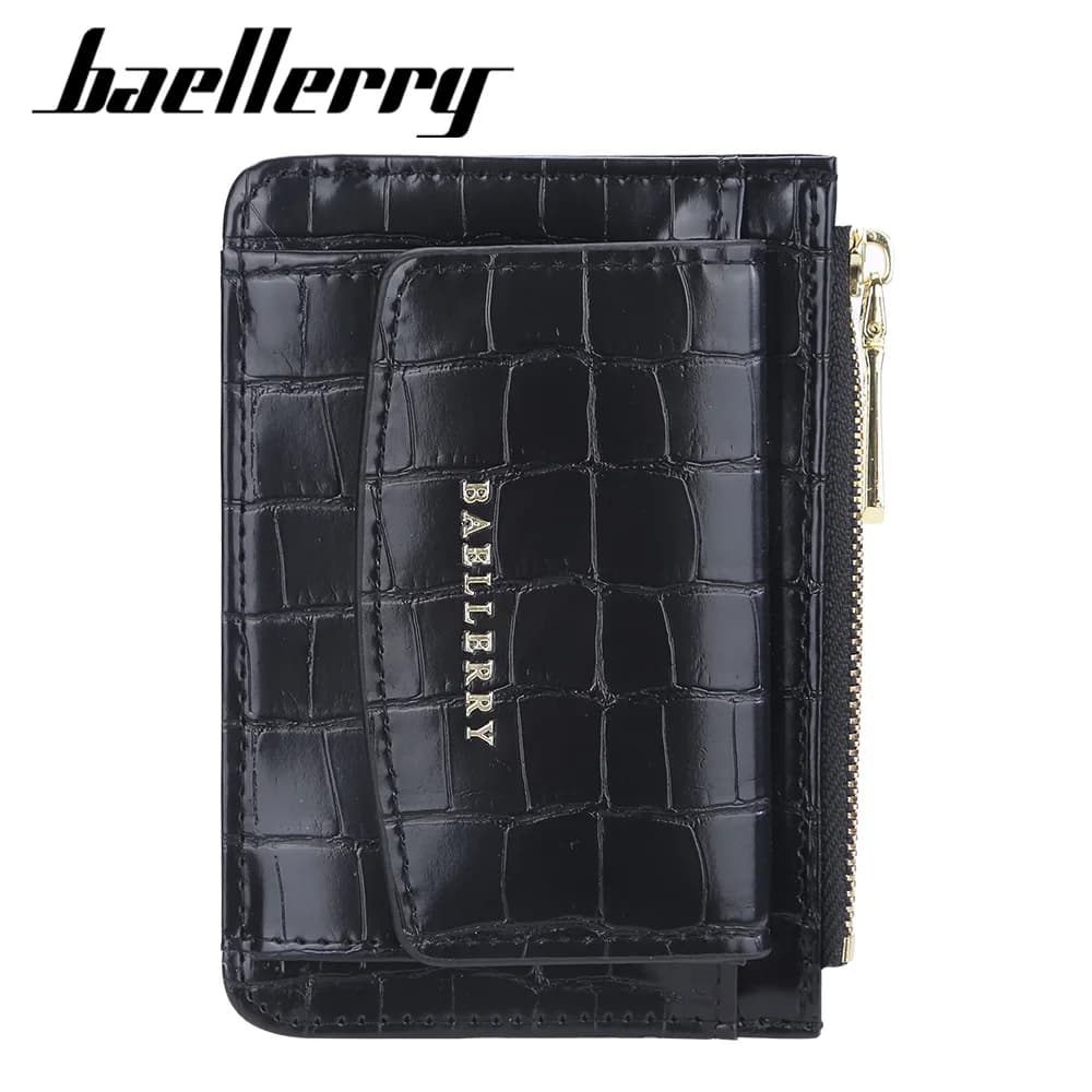 2022 Mini Women Wallets Crocodile Pattern 5 Card Holders Zipper Small Fashion Wallets Quality Female Purse Card Holder Wallet