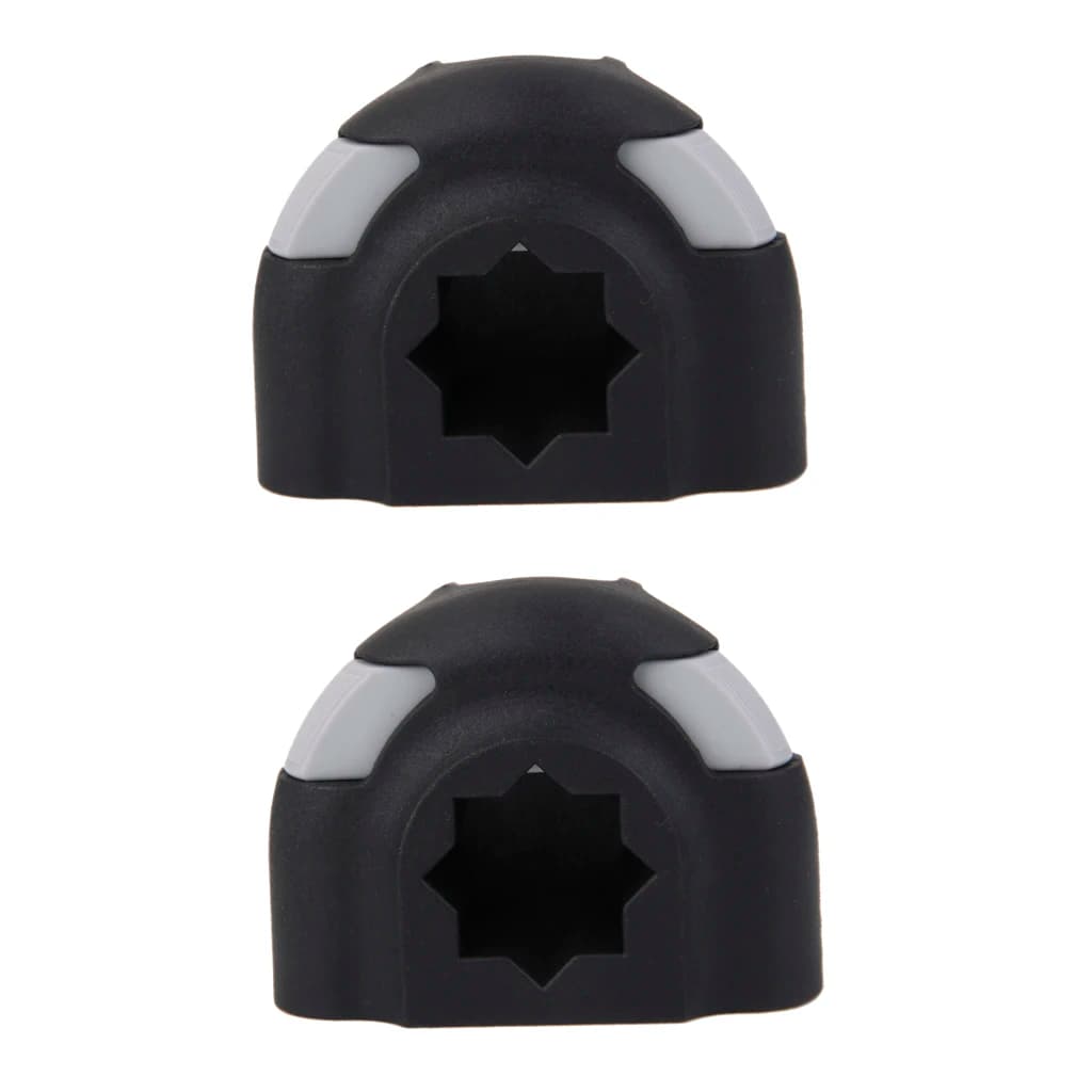 2Pcs Kayak Boat Fishing Rod Holder Semicircular Mount Base Tackle Kit Screws