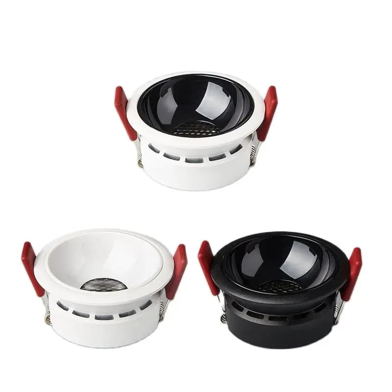 Modern light luxury Minimalist circular fashion anti-glare adjustable ceiling recessed LED down light LED ceiling spotlight Pic