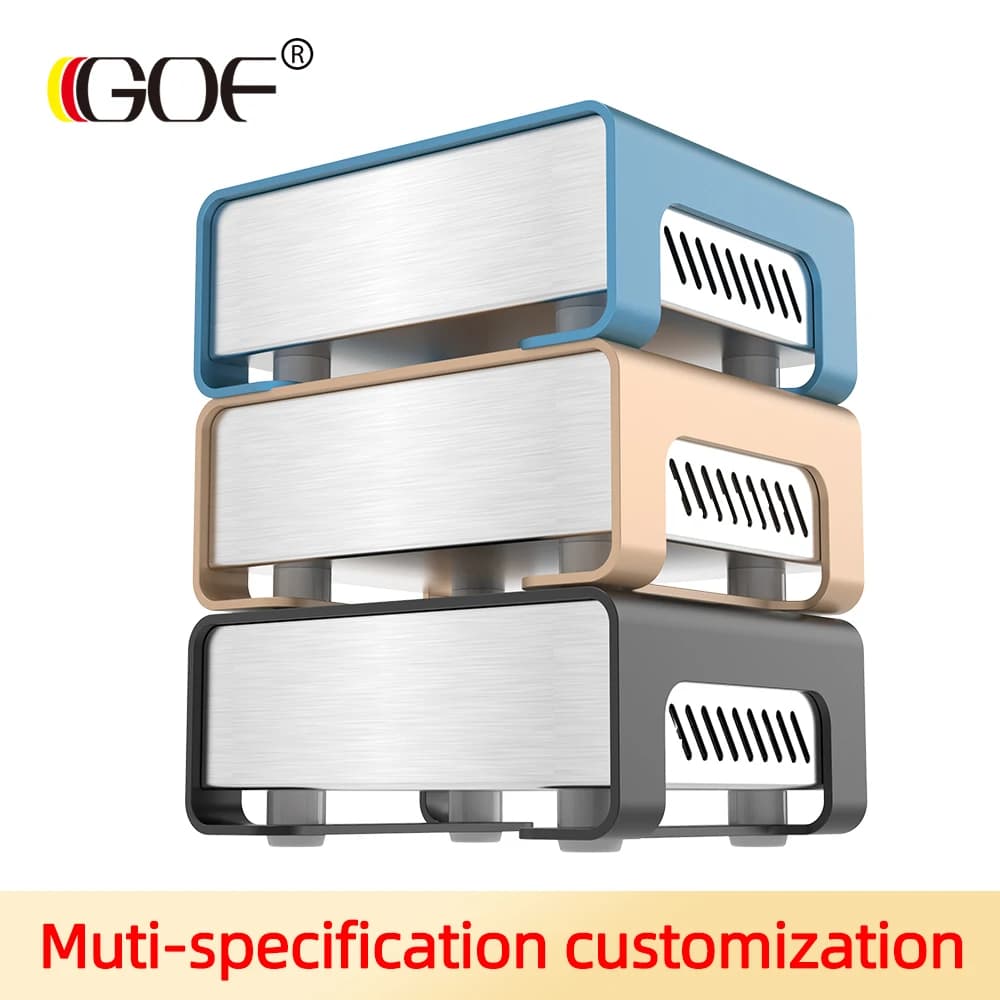 Aluminium Project Box Electronics Parts Components Wall Switch Bending Case Sheet Metal Housing