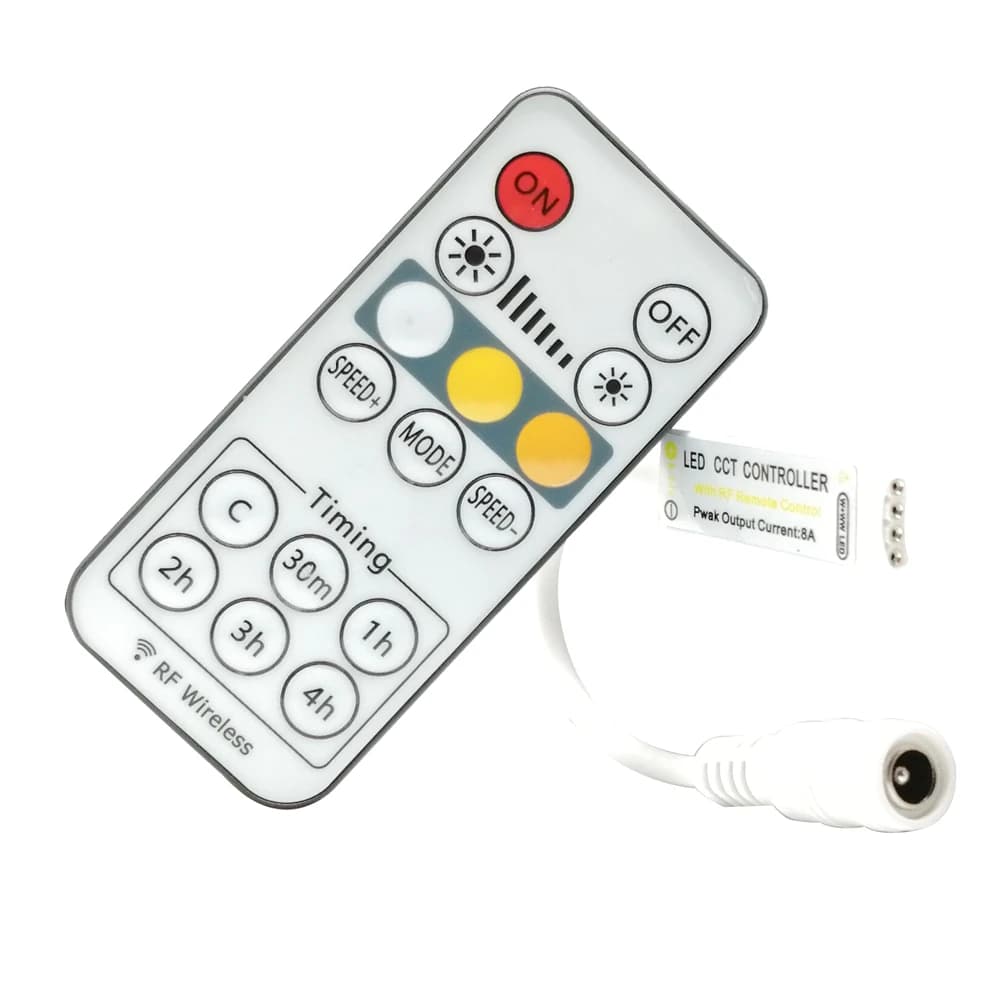 DC5-24V 16Key RF CCT Mini Led Controller Dimmer Wireless Remote For 4PIN 5050 RGBW Strip Light With Function Timing Speed Adjust