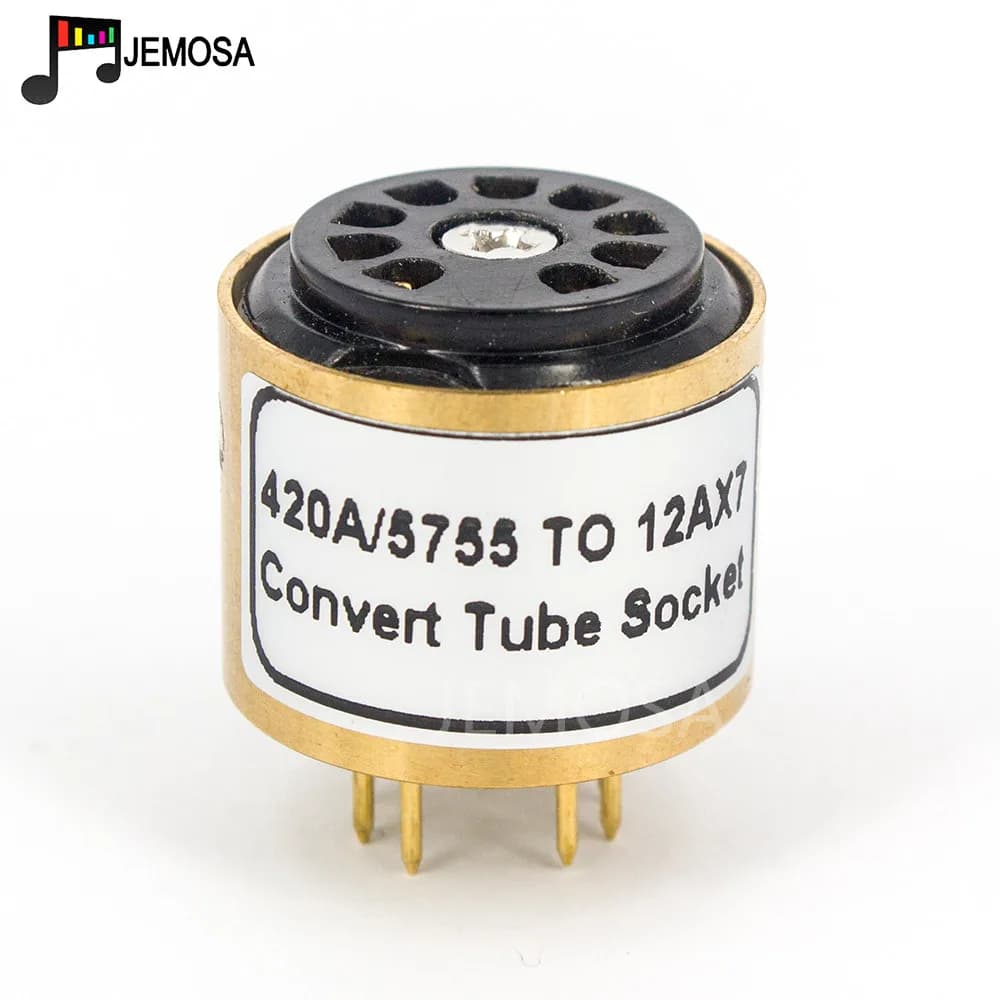 1PC JW 5755 Western Electric 420A USA WE420 Vacuum Tube Adapter Replace 12AX7 ECC83 Tube HIFI Audio Vacuum Tube Amplifier
