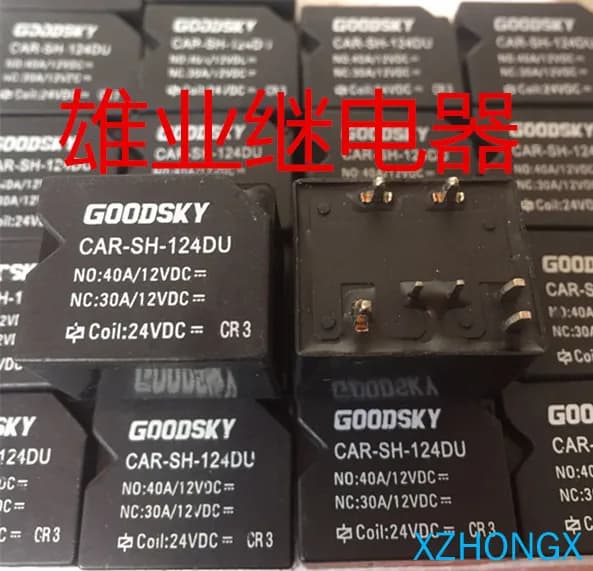 CAR-SH-124DU 30A 24VDC de relay