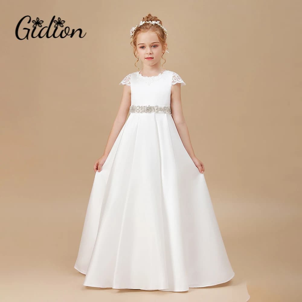 Princess Flower Girl Dress For Children First Communion Wedding Banquet Pageant Birthday Evening Party Ball Event Ceremony Prom