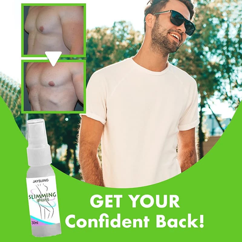 New Hot Gynecomastia Reduction Cellulite Spray Men's Muscle Accelerator Sprayer 30ml Natural Extracts for Tightening Muscle