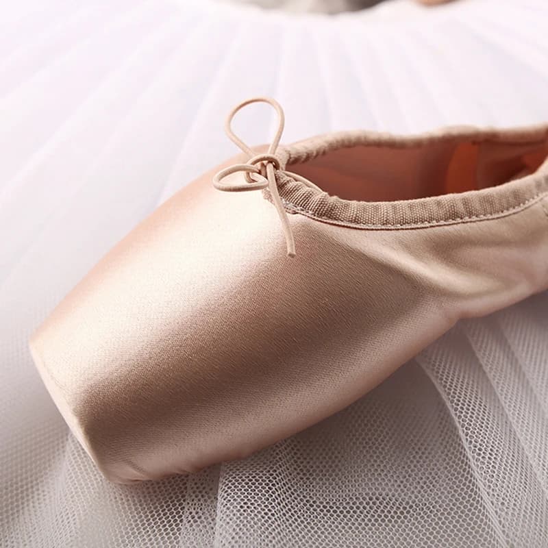 Ballet Pointe Shoes Pink Women Satin Ballet Shoes For Dancing Ballerina Dance Shoes Professional Ballet Slippers Ribbon