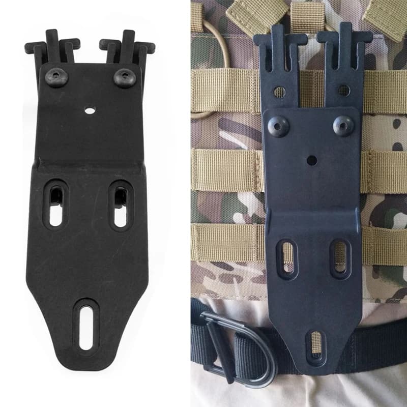 Tactical Molle Gun Holster K Plate Platform for Glock 17 19 Beretta M9 Sig Airsoft Hunting Pistol Case Waist Platform