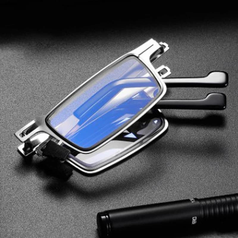 New Folding Reading Glasses For Both Men And Women Portable Anti-Blue Light Reading Glasses Anti-Fatigue Glasses