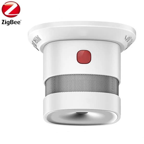 Smart Fire Alarm Sensor EN14604 Approved Zigbee Smoke Detector Working with KAKU Home Assistant Conbee 2