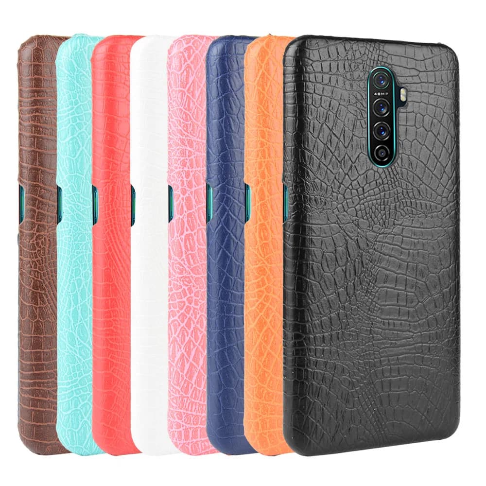 Reno Ace A 2 2F 2Z A9 A5 2020 PU Leather Back Cover Phone Bumper Fitted Case For Realme XT X2 Pro 5 3 Pro X Lite Q Back Case