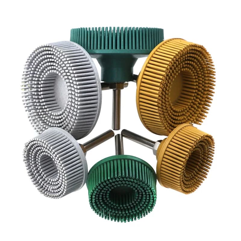 Polishing Disc Emery Rubber Rust Removal Disc 2 inch 3inch Bristle Disc Abrasive Polishing Wheels