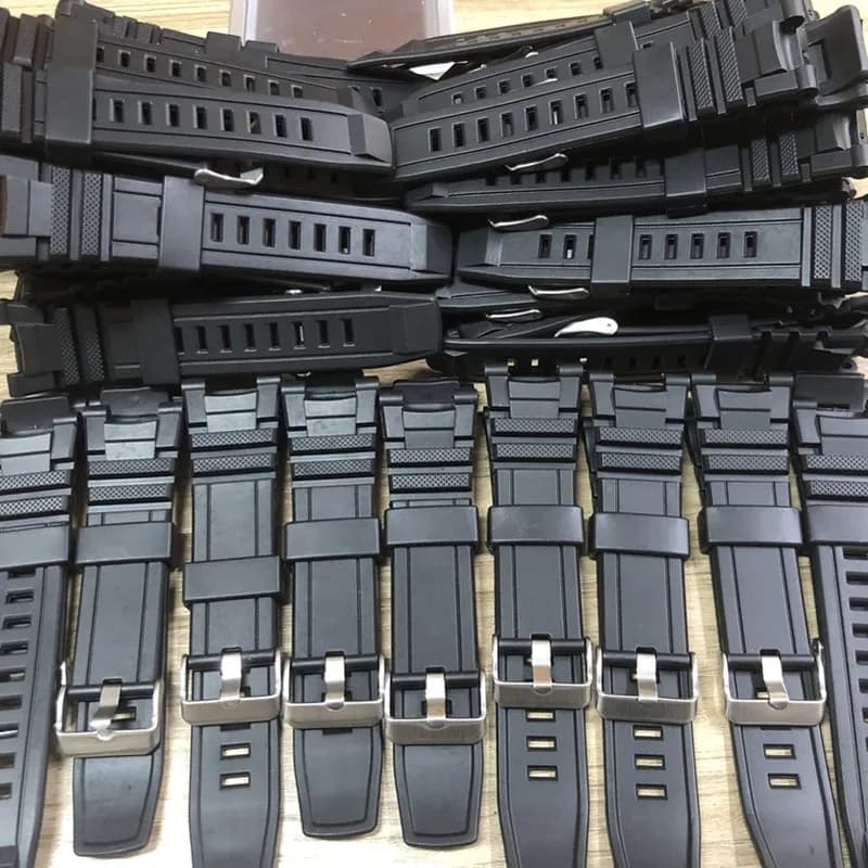 Adjustable Replacement Watch Strap Band Silicone Rubber Plastic Watchbands For SKMEI 1251 1025 1155 Sports Watches Accessories