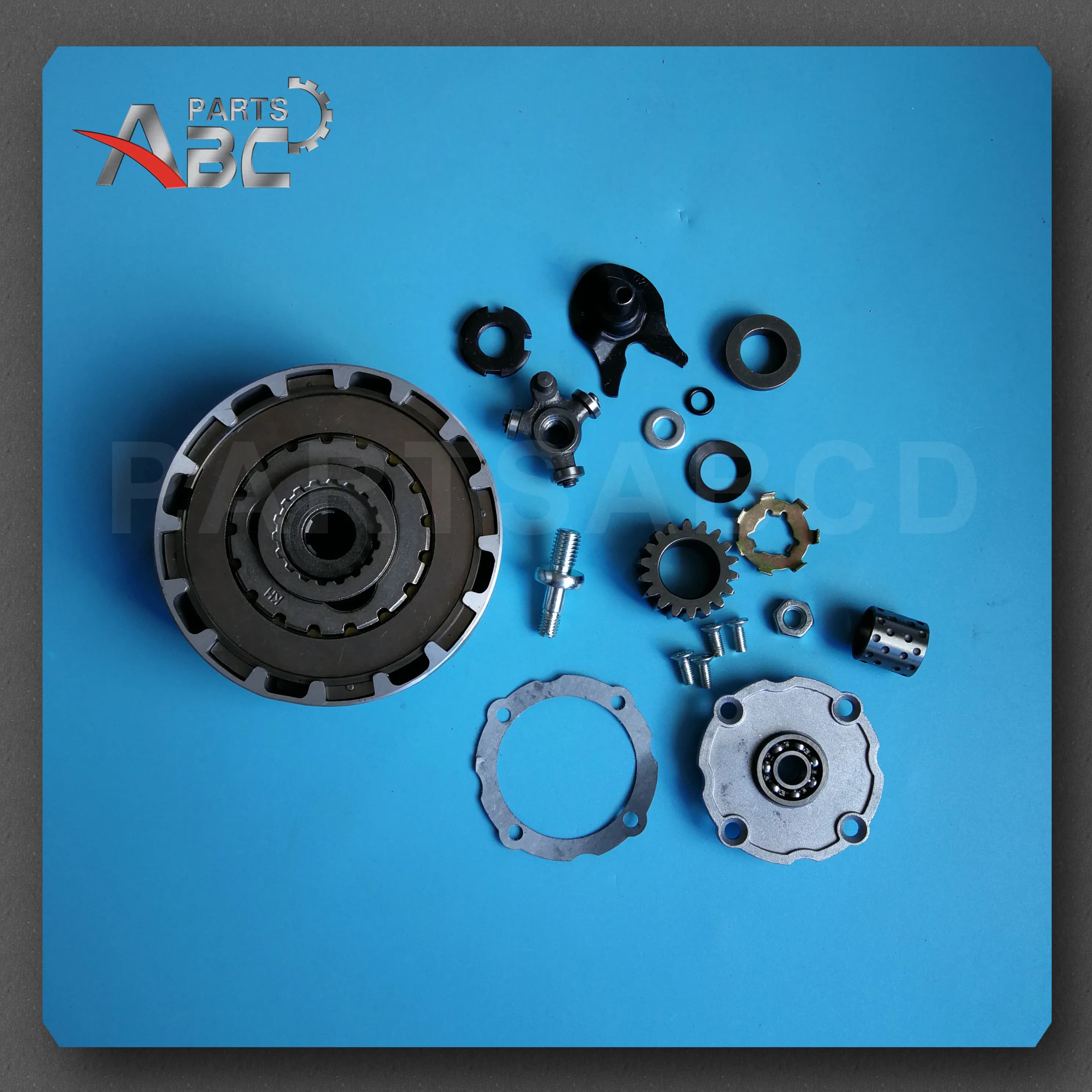 18T Clutch Assembly Semi Automatic for 70cc 110cc 125cc 18 Teeth Clutch With small parts