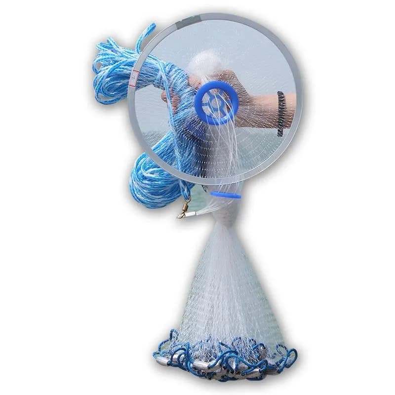 Hand Throw Fishing Net USA Style Cast Net Senna Fish Trap Fishing Net China Pesca Fishing Network Potes Herramientas Nylon