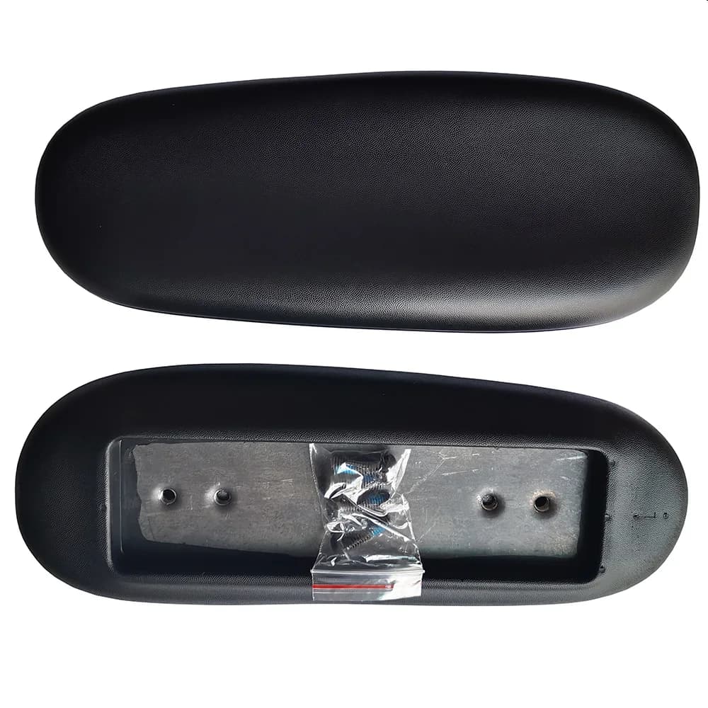 1 Pair PU Leather Office Home Computer Chair Replacement Pressure Relief Arm Pads Caps Armrest Univeral 4" 5.5" Mounting Hole