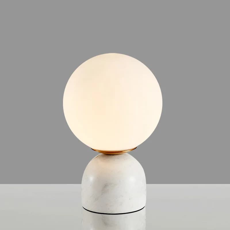 Art marble table lamp Nordic modern simple bedroom lamps for nightstand EU US AU UK plug    living room WF1024
