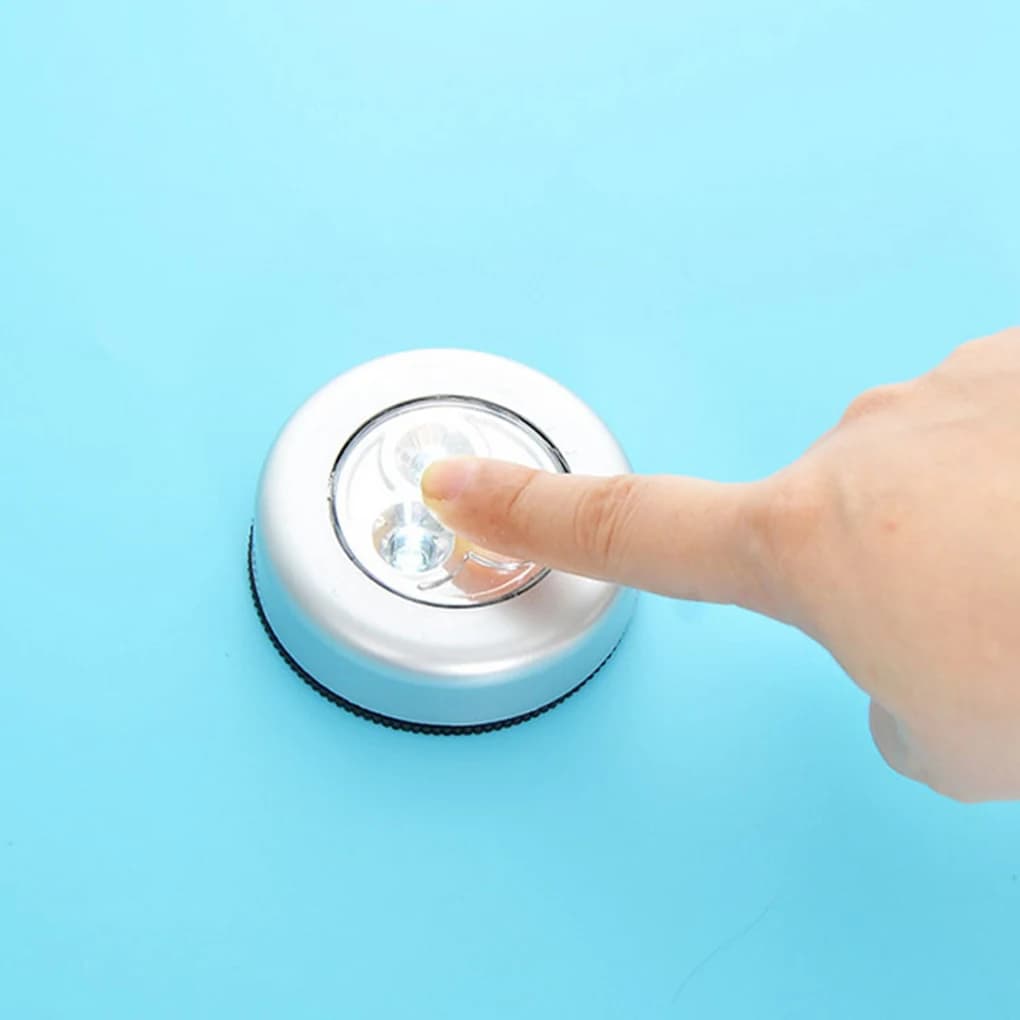 Battery Powered Wireless Night Light High Flexibility Stick Tap Self-adhesive Security Lamp Emergency Light Wardrobe