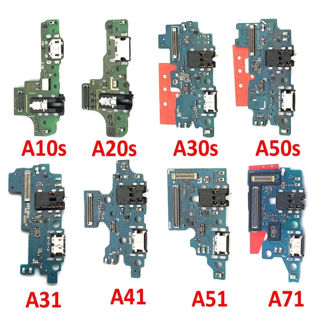 Tested USB Dock Charger Charging Port Board Cable For Samsung A12 A10S A20S A21S A30S A50S A70S A01 A11 A21 A31 A41 A51 A71 A750