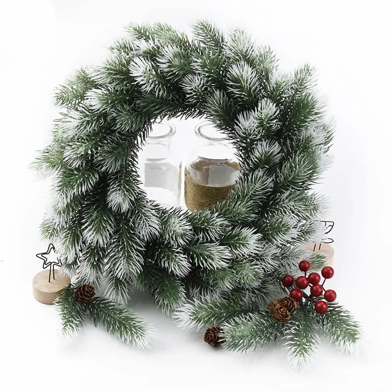 10/20 Pieces Plastic Pine Needles Home Decoration Accessories Christmas Garland Material Scrapbooking Wedding Artificial Plants