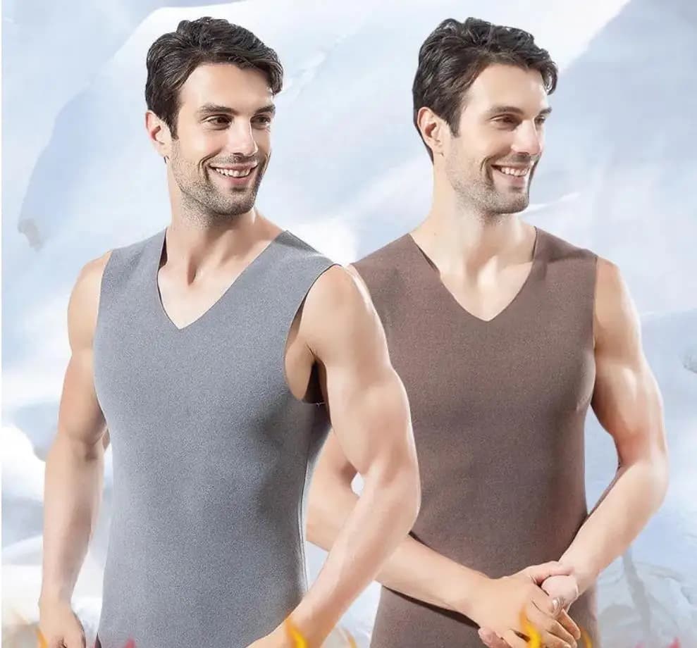 Men Thermal Underwear Winter Warm Vest Warm Body Male Comfortable Tops