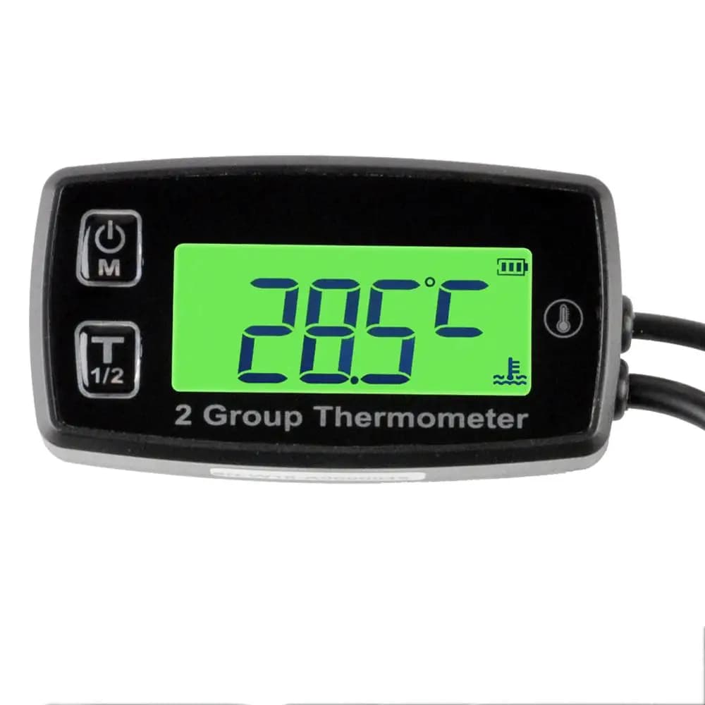 Digital 2 TEMP METER Thermometer Temperature Sensor Meter for Pit Bike Motorcycle Generator Snowmobile Engine Oil RL-TM004