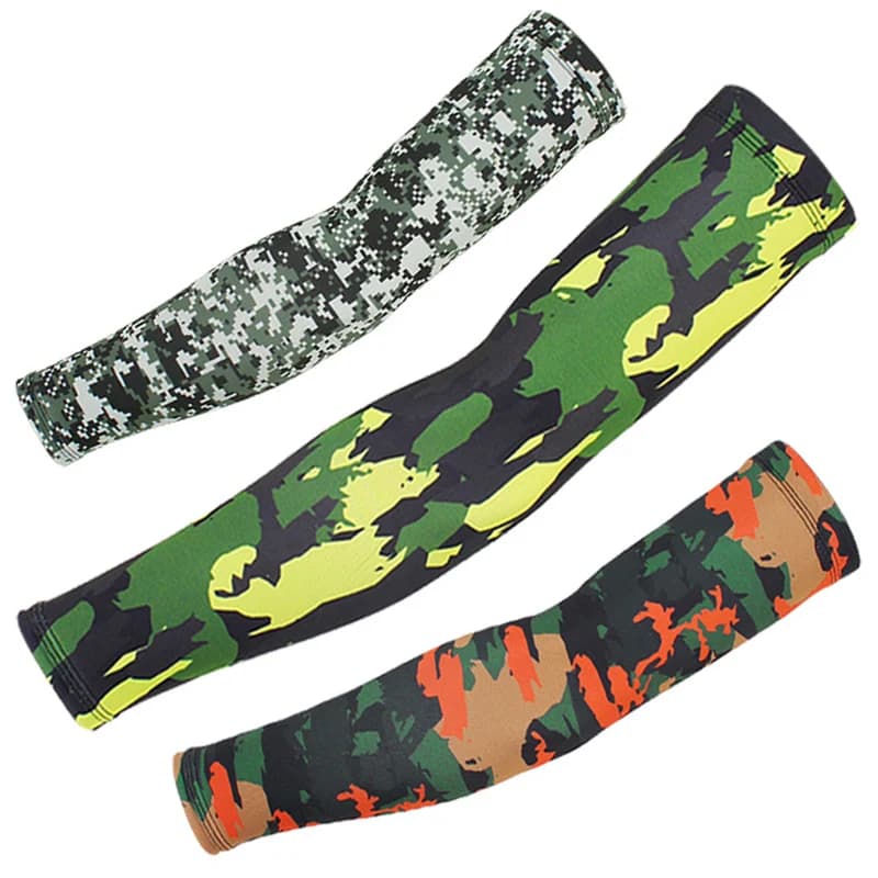 Military Tactical Camouflage Arm Sleeve Motorcycle Cycling Arm Warmer Summer Basketball Fishing UV Sun Protection Arm Cuff Cover