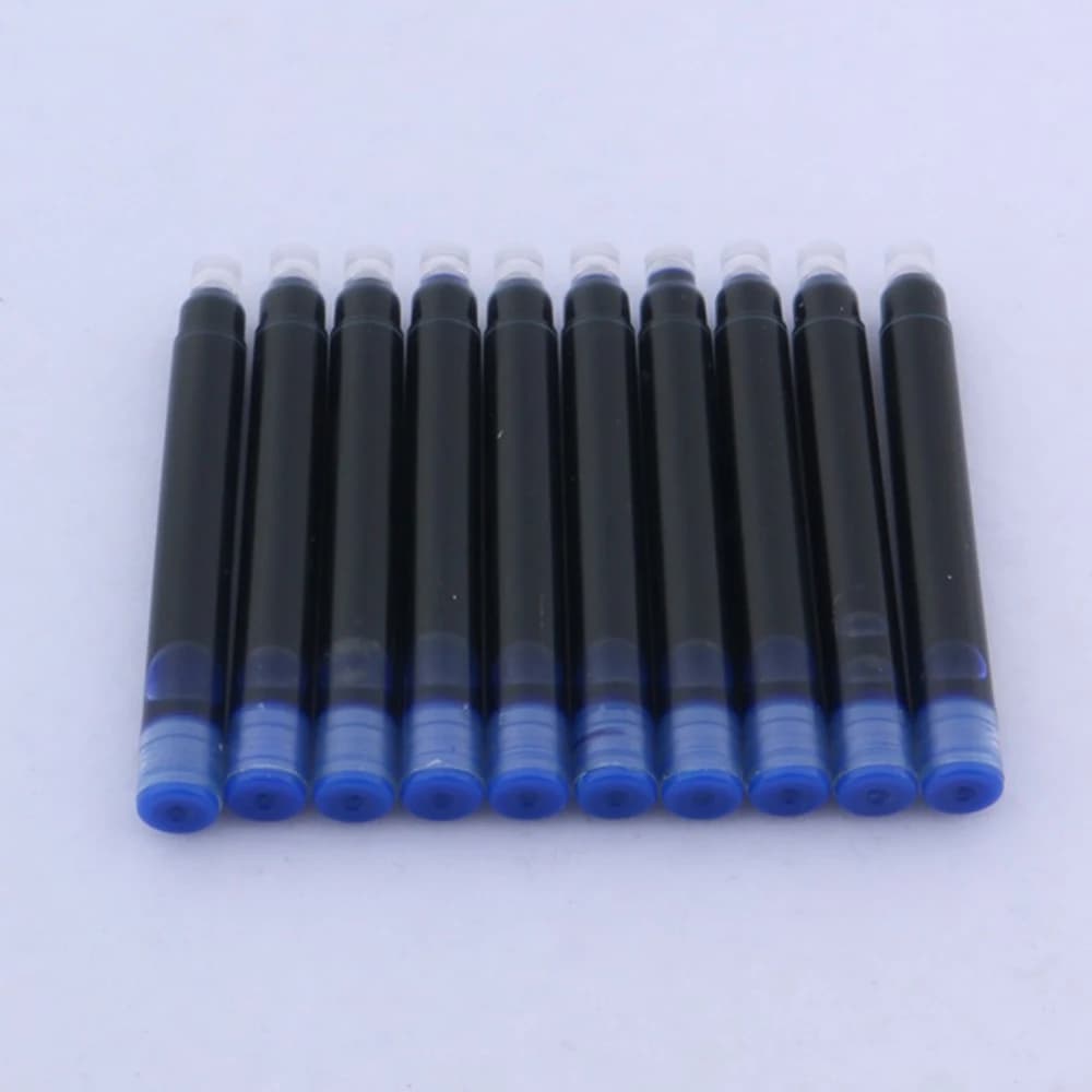 10pc Fountain Pen ink RED BLUE OR BLACK Standard replacement 2.6MM GIFT Stationery Office school supplies Writing