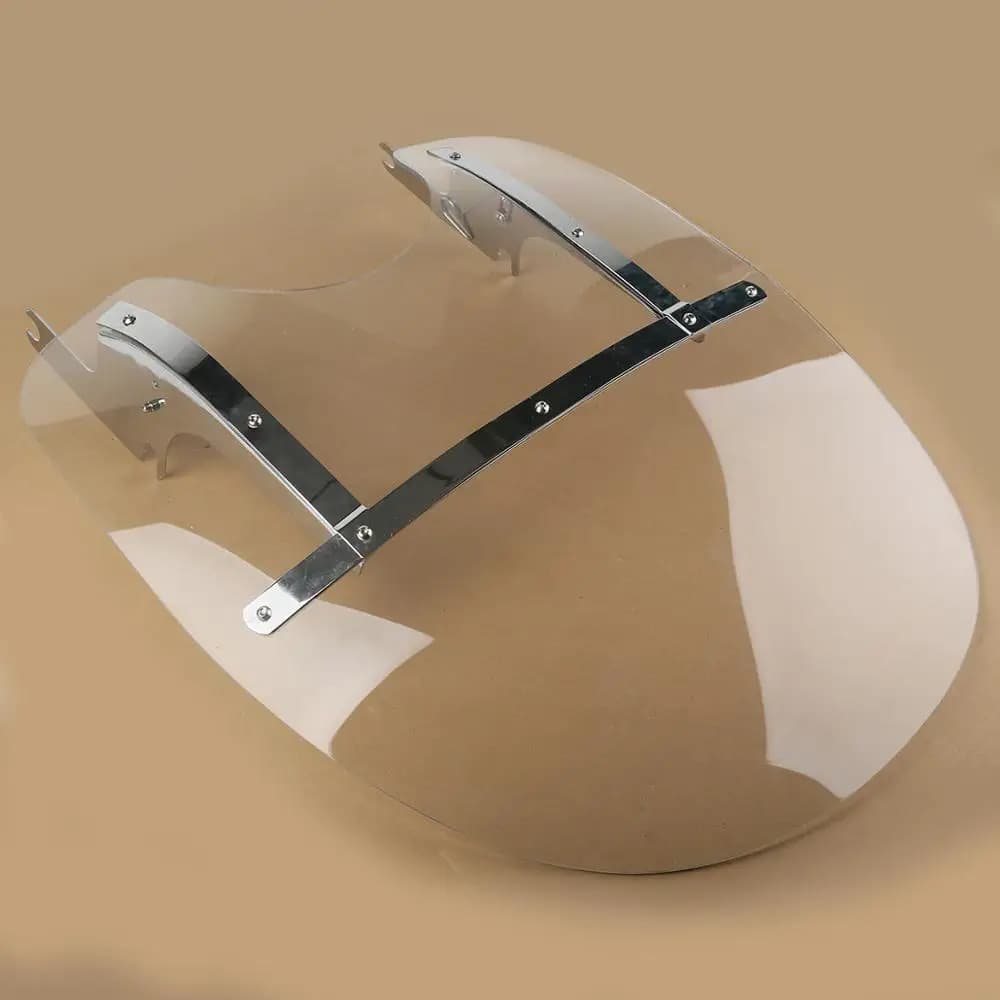 Motorcycle Clear Front Detachable Windscreen Windshield For Harley Road King FLHR FLHRXS 1994-2024 2020