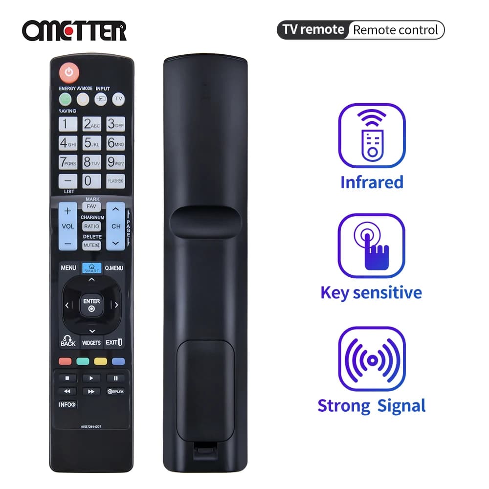 Suitable for TV Remote Control AKB72914207 42LE5300 42LE5350 42LE5500 42LE7300 42LE7300UA 42PJ350 42PJ350C 42PJ350CUB