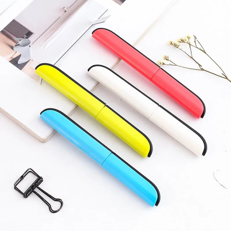 Deli Safety Colored Folding Mini Scissors Kids Paper Cutting Tool Student Creative Stationery Home Tailor Shears Office Cutter