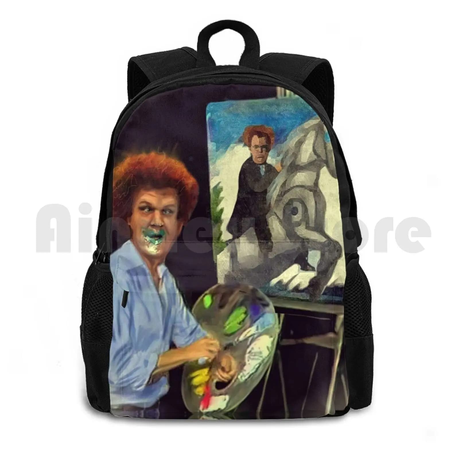 Steve Brule Paints Outdoor Hiking Backpack Riding Climbing Sports Bag Steve Brule Tim And Eric Awesome Show Great Job Parody