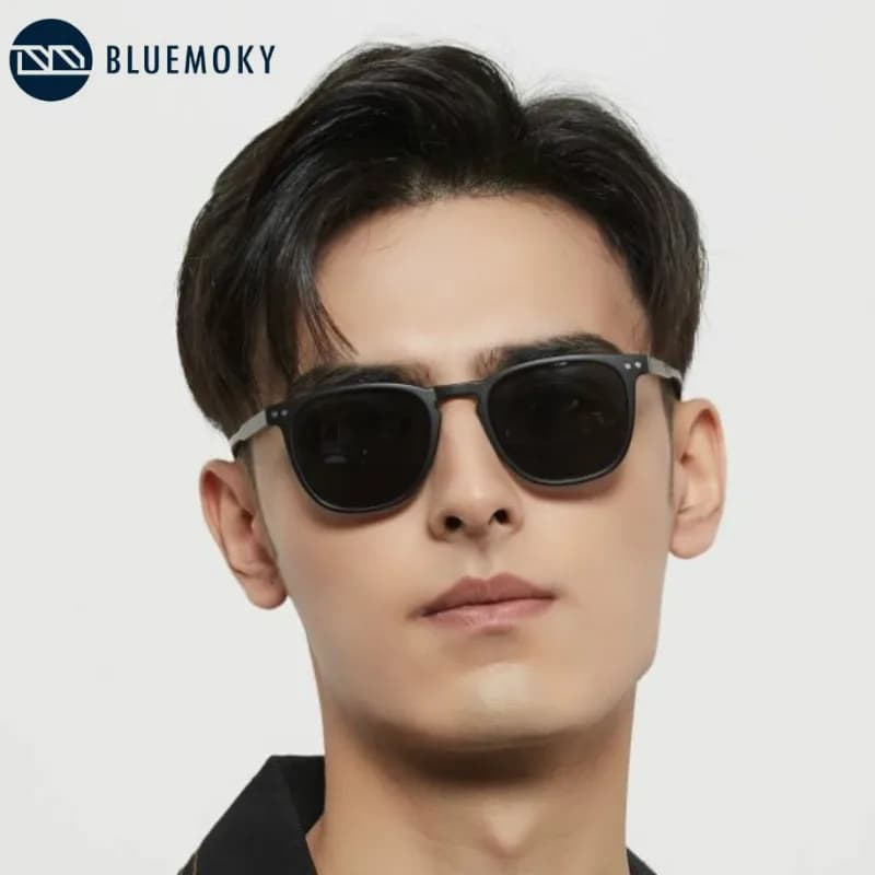 BLUEMOKY Square Polarized Sunglasses For Men UV400 Anti-Glare Lenses Sun Glasses Women Outdoor Fishing Driving Eyewear