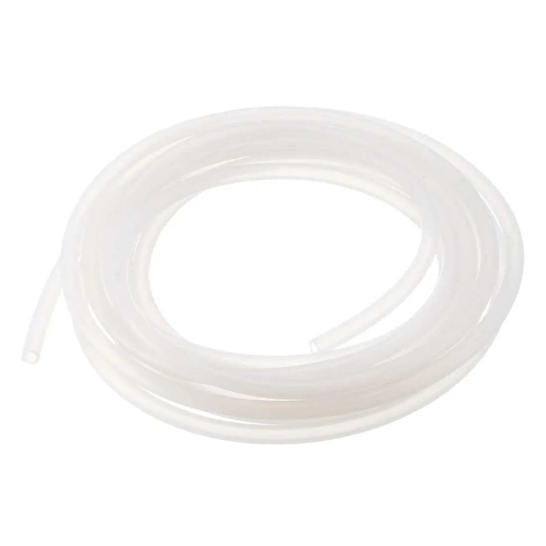 uxcell 1 Pcs Silicone Tube 3mm ID 5mm OD Hose Rubber Flexible Translucent Tubing Pipe 3 Meters for Pump Transfer