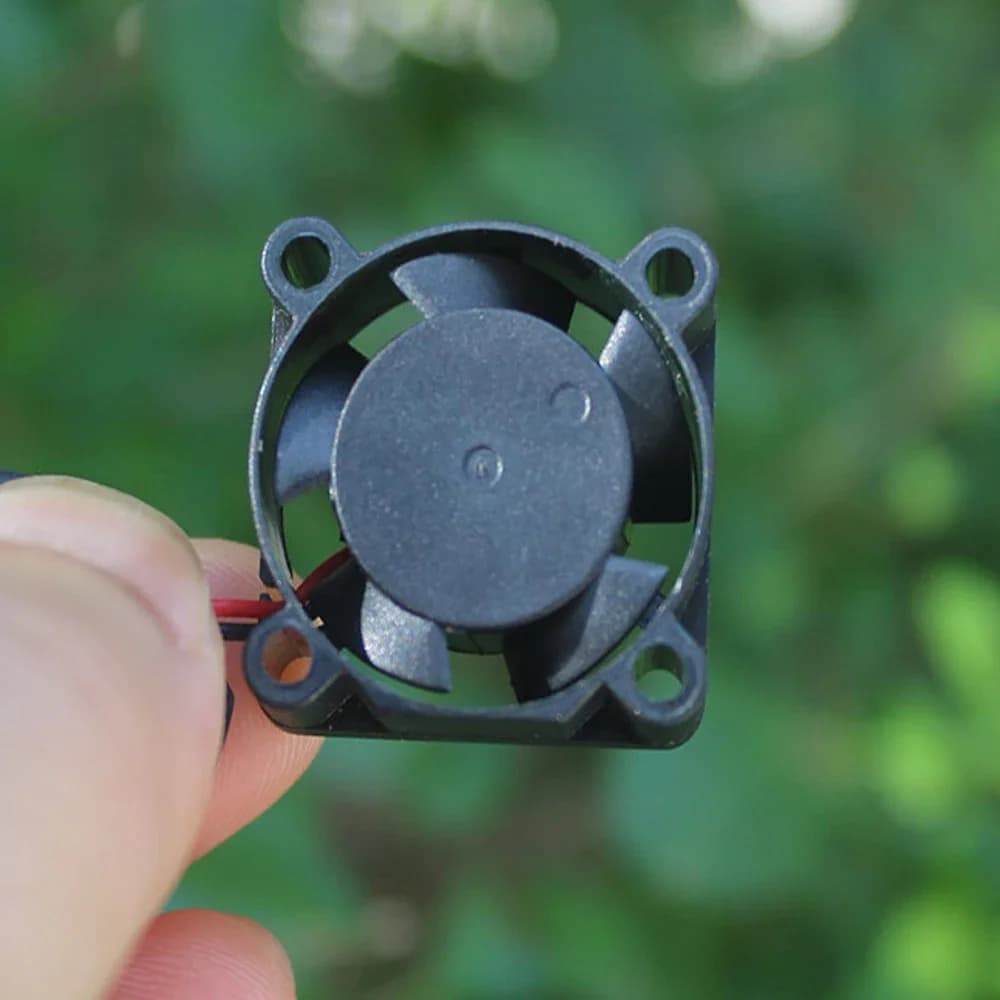 Mini 25mm*10mm Brushless Fan Cooling Fan DC 3.7V 6V High Speed Mute Large Air Volume Black Micro Tiny 2510 Fan Max Airflow Rate