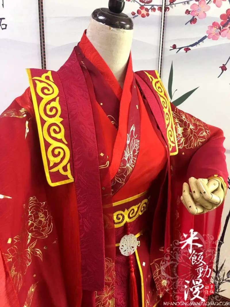 Tian Guan Ci Fu Huacheng Xie Lian Chu Wanning Cosplay Costume Wedding Dress Versatile Wedding Dress Halloween